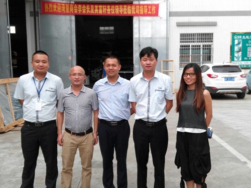 走訪企業，富軒門窗&先越門窗相互交流學習